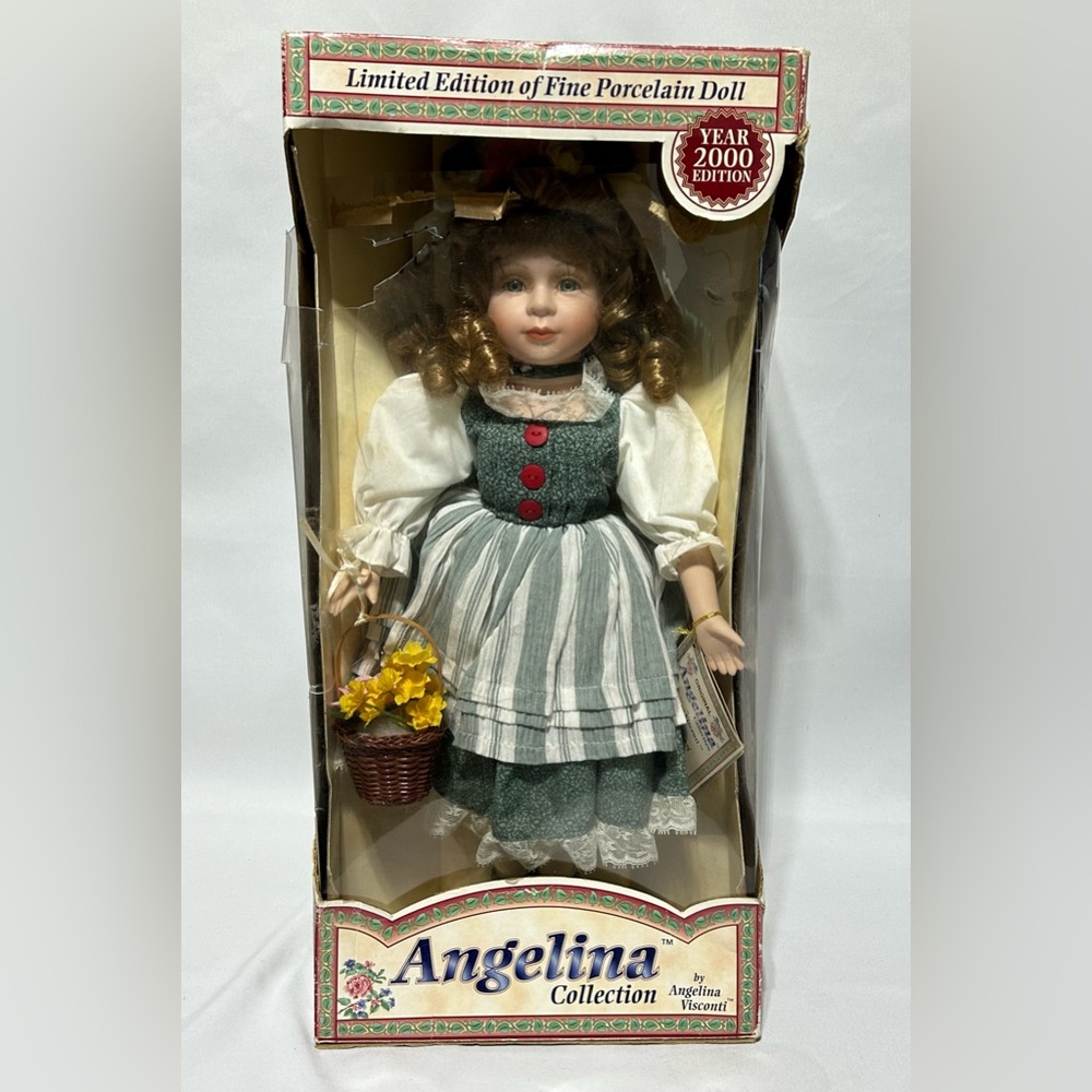 Angelina Collection Porcelain Doll Vintage 2000